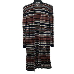 Forever 21 Open Front Cardigan Size: L